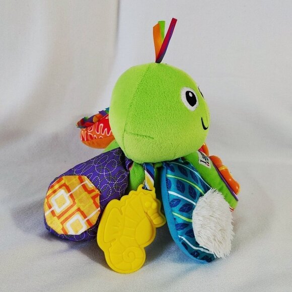 Lamaze 11" Octopus Baby Activity Toy Colorful Squeak Crinkle Textures 2006 - Picture 3 of 6